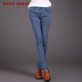 【Tmall清仓季】百家好basic house金属环休闲小脚裤HLPT121I