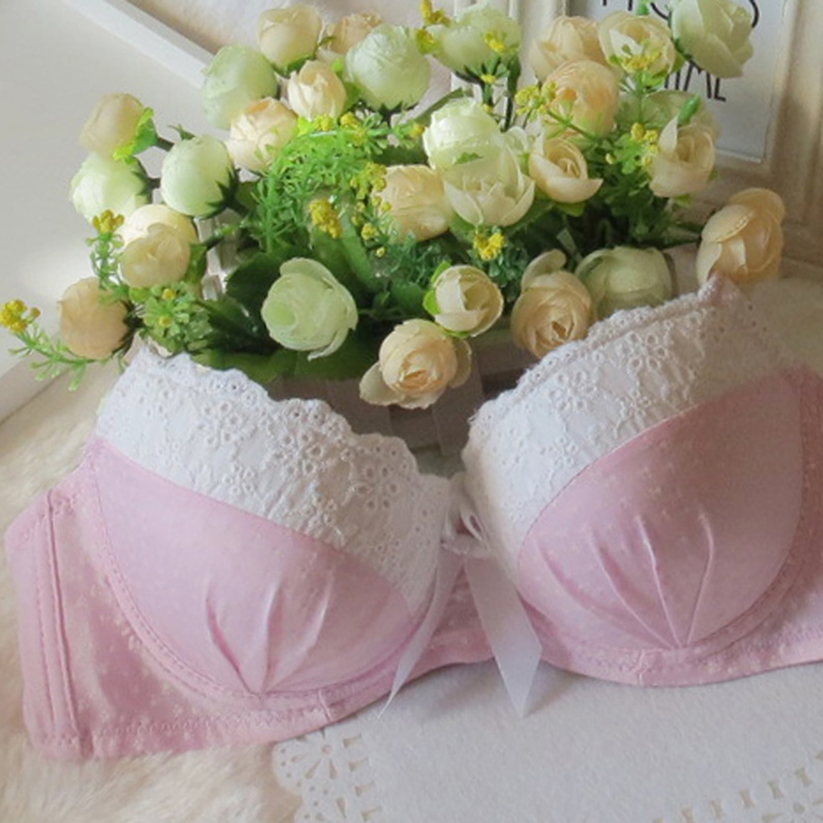 包邮 <em>文胸</em>微厚 小胸<em>平胸</em>AA小杯莫代尔少女软钢