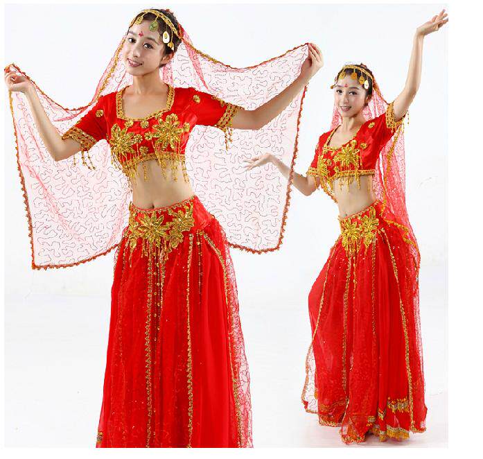 <em>天竺少女服装</em> 新疆舞<em>印度舞</em>服装 新疆印巴舞服