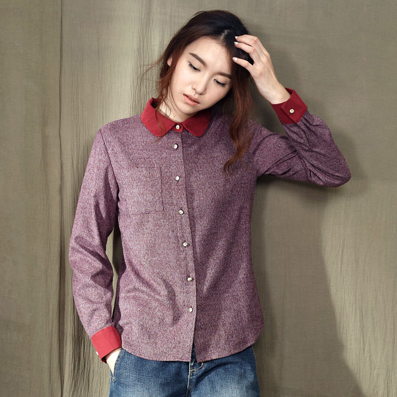 森宿旗舰店原创棉麻新<em>半岛铁盒</em>秋装<em>女</em>文艺范棉