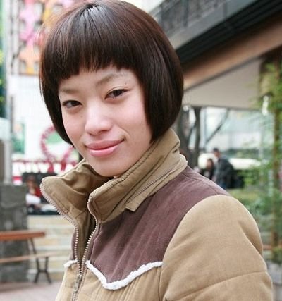 日本街拍美丽刘海改小女孩<em>发型设计</em>头换面_u