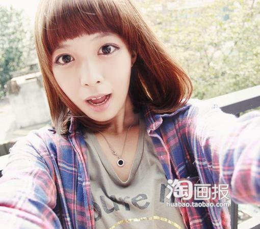 韩国浪漫中长适合30岁<em>女人</em>的<em>发型</em>发立变小V脸