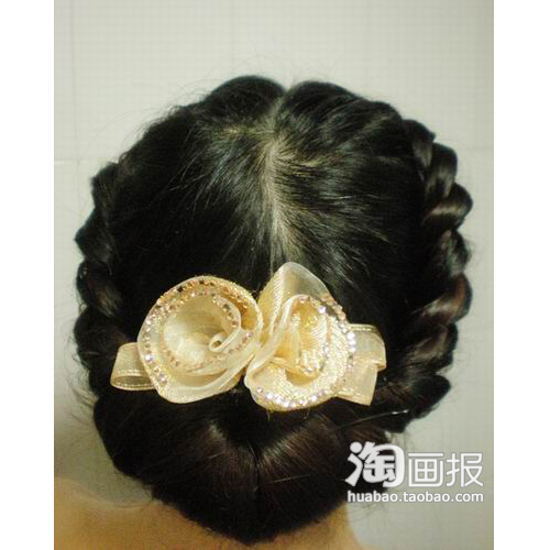 5分钟2款超美<em>编发</em> 不同发饰最酷的<em>儿童发型</em>变