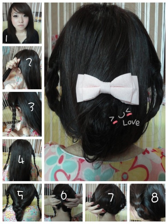 <em>一周</em>小女孩发型扎法图解发型秀 打造部落格红