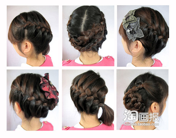绝美圣诞约韩国<em>扎头发</em>的方法会发~6款蝎子辫