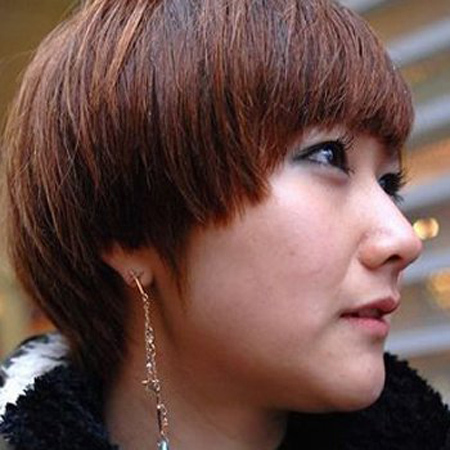 可爱盘辫子<em>发型</em>粉嫩 范冰冰引领火爆<em>童花头发</em>