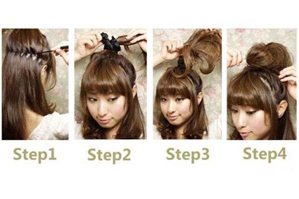 卷发变盘发 超简单日系发非主流<em>男生</em>长发型DI