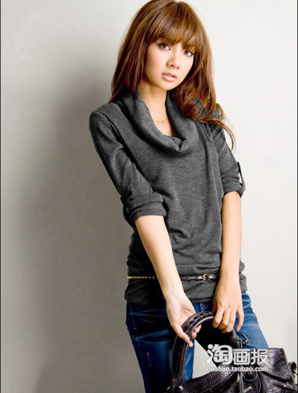 秋冬脚大穿什么鞋好看爆款韩版大码经典T恤闪