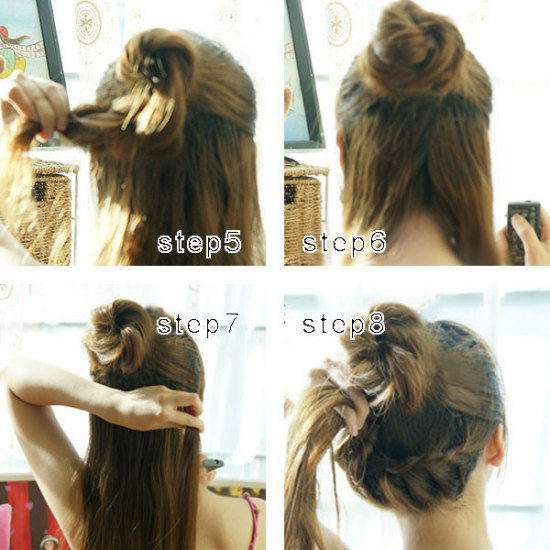 我<em>扎辫子</em>的方法图解的<em>发型</em>我做主!将<em>韩式</em>盘发