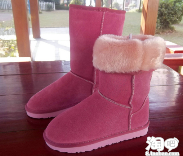 福州女人去哈尔滨冰雪节穿的雪地靴–淘宝鞋购