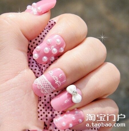 36款日系粉嫩公主美甲,-分享区-PBA<em>女人帮</em>-P