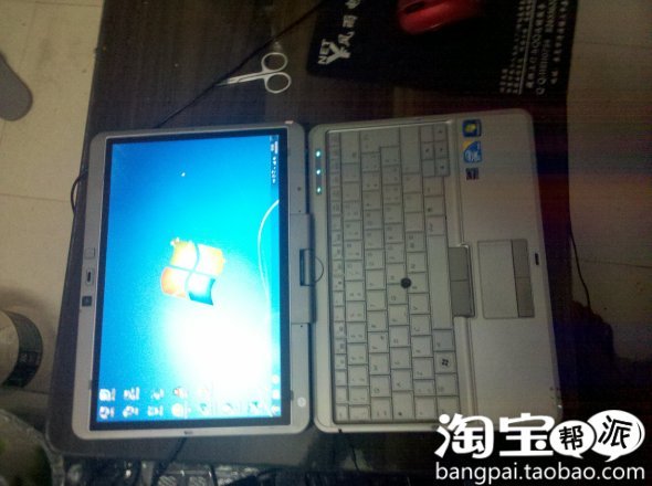 HP2740P手写旋转屏幕笔记本电脑图片和性能