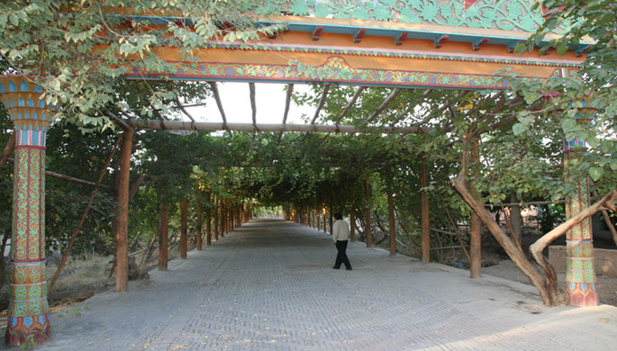 吐鲁番葡萄沟风景区图片