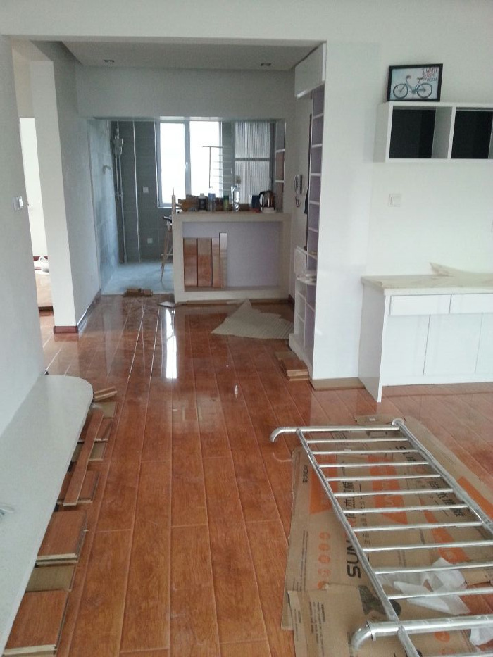 自己设计现代风格86平米住房装修过程