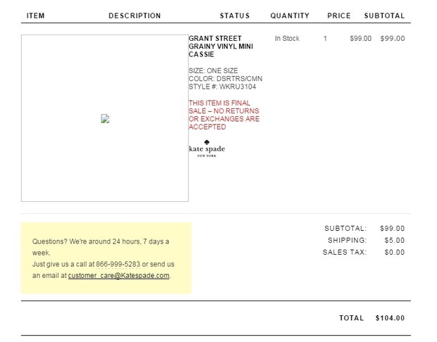 购于官网的kate spade NEW YORK 甜美系小包包