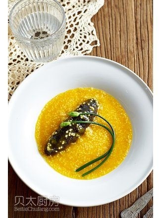 金汤小米烩海参的做法|我要下厨房