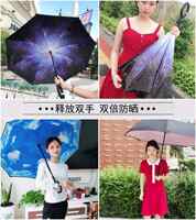 反向伞双层长柄男创意大号车用雨伞汽车免持式倒收伞折叠反骨伞女券后27.9元包邮